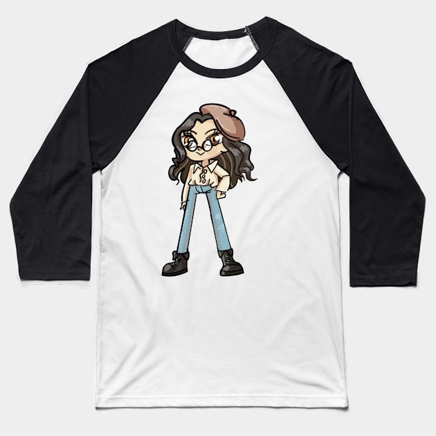 Chibi Mi Baseball T-Shirt by markatos